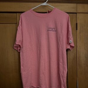 Simply Southern Pink Short Sleeve Tee XL